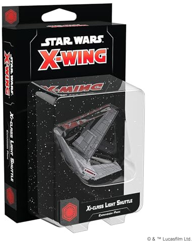 Fantasy Flight Games - Star Wars X-Wing Second Edition: First Order: Xi-class Light Shuttle Expansion Pack - Miniature Game
