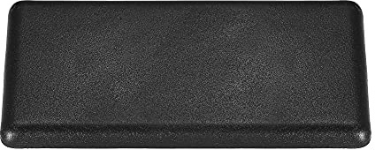 sourcing map 10 Stück Aluminium Extrusion Endkappe Schwarz 20x40mm | Standard Kunststoff Rechteckig