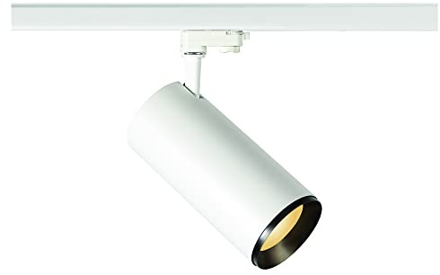SLV 3 Phasen System Leuchte NUMINOS® XL/LED 3-Phasen-Strahler, Spot, Decken-Strahler, Decken-Leuchte, Schienensystem, Innen-Beleuchtung / 2700K 36W 2980lm weiß dimmbar 60Grad