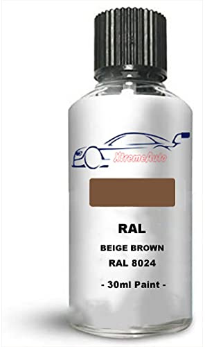 Xtremeauto Touch Up Paint Interior/Exterior RAL 8024 Beige brown Satin Finish Interior Scratch Repair: Wall, Cabinets, Trim, Molding, Furniture, Windows, Fascia