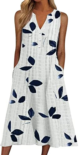 Strandkleider Damen Sommer, Festlich mit Blumen Maxi Leicht Luftig Strandkleid Maxikleid Curvy A Linie Elegant Lang Sommerkleid Blusenkleid Sexy Kurzarm Große Größen Schick Freizeitkleid Boho Kleid