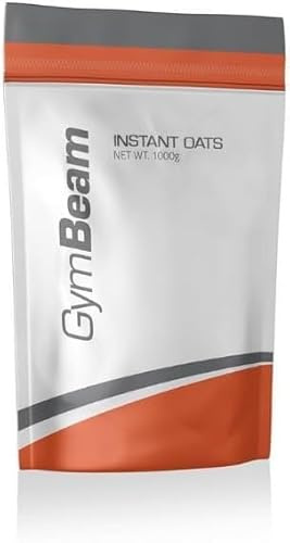 GymBeam Avena Istantanea 1000g, Farina di Avena Ricca di Fibre e di Proteine, Adatta per Vegani e Vegetariani, Facile e Veloce da Preparare, Sazia e Reintegra le Energie, Aromatizzata (vanilla)