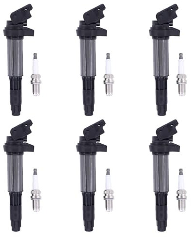 Zündspule Zündkerze Satz Stabzündspule für 1er F20 F21 E87 E81 E88 E82 3er E46 E90 E91 E92 E93 5er E60 E61 E39 F07 6er E63 F06 F13 7er E65 X1 E84 X3 E83 X5 E53 X6 E71 E72 Z4 E85 R56 R57 R55 R60 R58