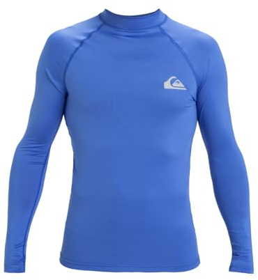 Quiksilver - Upf50 LS Licra, Hombres, Nebulas Blue, M