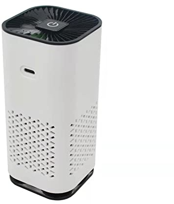 Purificador de aire portátil, purificador de aire iónico de 3 etapas, purificador de limpieza de aire para coche, ayuda a aliviar el aire alérgico para los fumadores de automóviles