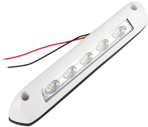 ERYUE 8W 12V/24V RV LED Light Awning Porch Lamp Bar Motorhome Outdoor Lighting, Compact LED Spotlight, 85% Energy Saving