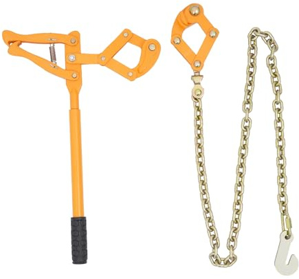 BRRIDE Zaunspanner Werkzeug 1,2 m Drahtspanner, Drahtzaun Reparaturwerkzeug, Drahtseil Spanner Stacheldrahtspanner für Zäune, Viehställe und Bauernhöfe