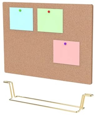 Kork-Tafel 1PCS Bord Kork Bulletin Boards Pin Hinweis Memo Nachricht Wände Bild Gerahmte Desktop Dekorative Wand Stehen Filz Schreibtisch korktafel(Log colour B)