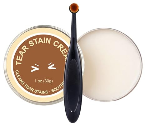 Limpiador De Manchas Oculares Para Perros 30g Crema Limpiadora Natural