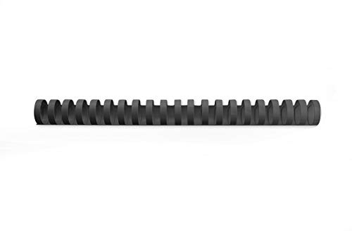 GBC Dorsi plastici 21A 28mm 50pz - Nero - 4028183