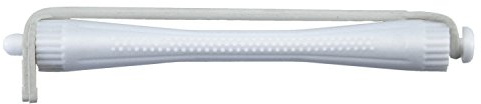 Comair 3012026 Kaltwellwickler, 12er mitRundgummi, 6 mm, Länge 90 mm, weiss