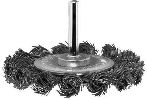 Bosch 2609256533 DIY Scheibenbürste Gezopfter Draht, ø 75 mm, 6 mm, (1)