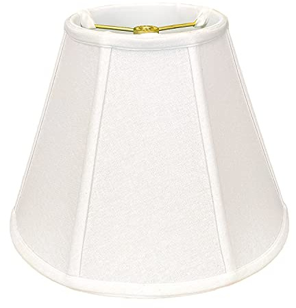 Royal Designs Deep Empire Lamp Shade, White, 6 x 12 x 9.25