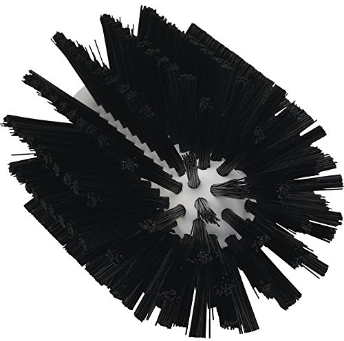 Vikan 5380-90-9 Stiff Tube Brush, Polyester, 3-1/2 x 6-1/4 OAL, Black