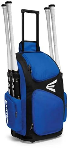 Easton Travelers Baseballtasche mit Rollen, Herren, Travleler Stand Up Baseball Wheeled Bag, königsblau, 24.5 H x 18 W x 11 D