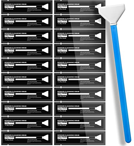AAwipes 24 mm APS-C full ram sensor rengöringspinn, 20-pack (HCS-24) | DDR24 DSLR SLR digital kamerasensor rengöringspinne för reflex och spegelfri digitalkamera CCD och CMOS Se