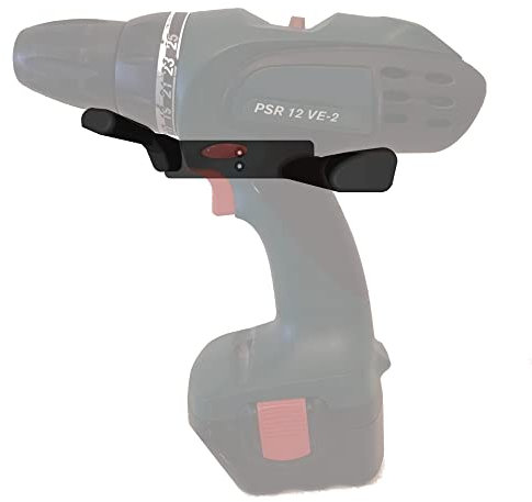 TronicXL Soporte de pared para atornillador de impacto inalámbrico compatible con Trotec BSD Vander Hyundai Matrix JCB Kress HiKOKI Milwaukee Panasonic PowerPlus Hanse soporte de pared taladro