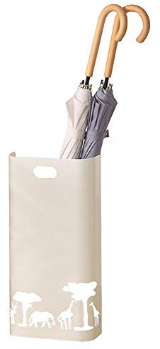 Paragüeros WXYZ Metal Blanco, Compact Umbrella Cazo con Zapatero, Multifuncional Paraguas De Almacenamiento En Rack 23x46cm