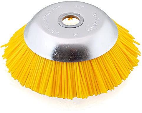 Bituxx Nylon Unkrautbürste Topfbürste Wildkrautbürste Mähkopf Motorsense Freischneider Trimmer 200mm