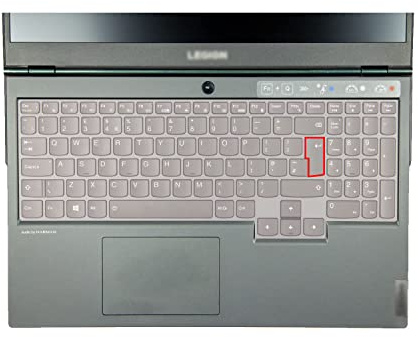 MiNGFi TPU Cubierta del Teclado para Lenovo Legion 5 Series 15/17 Pro 16 5i 15/17 5i Pro 16 5P 5Pi 5/Pro G6 7i/G6 IdeaPad Gaming 3i Slim 7i EU/ISO Diseño del Teclado - Transparente