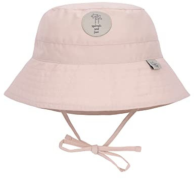 LÄSSIG Baby Kinder Fischerhut Sonnenhut Strandhut Kinderhut Atmungsaktiv Sonnenschutz UV-Schutz 80/Sun Protection Fishing Hat powder pink, 19-36 Monate, 50/51