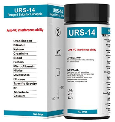 Idezek Keton-Teststreifen - 100 schnelle und einfache Keto Strips Urinteststreifen zur Überprüfun des Ketosespiegels - Professionelles Gesundheitsmonitor-Tester-Kit für vernünftige und gesunde