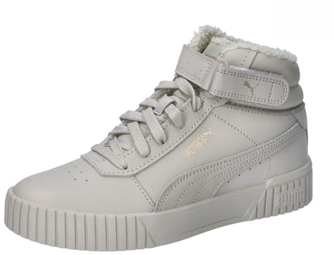 PUMA Women Carina 2.0 MID WTR Sneaker, Desert DUST-PUMA Gold, 38 EU