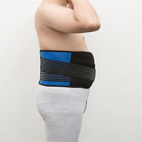 COOVS Große Größe 5XL 6XL Stützbandage für den unteren Rücken, männliche Taille, Rückenhaltungskorrektur, weibliche Taillenstützgürtel, Massageband zur Schmerzlinderung im unteren Rücken (6XL)