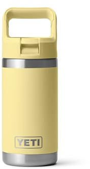 YETI Rambler Jr. Bouteille pour enfants de 355 ml avec bouchon à paille, jaune Daybreak