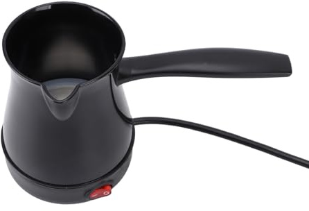 SIXRUN Caffettiera Elettrica Turca in Acciaio Inossidabile, 300ML, Bollitore Elettrico per Caffè Turco, Riscaldamento Rapido, 600W, Multifunzionale per Tè e Vino