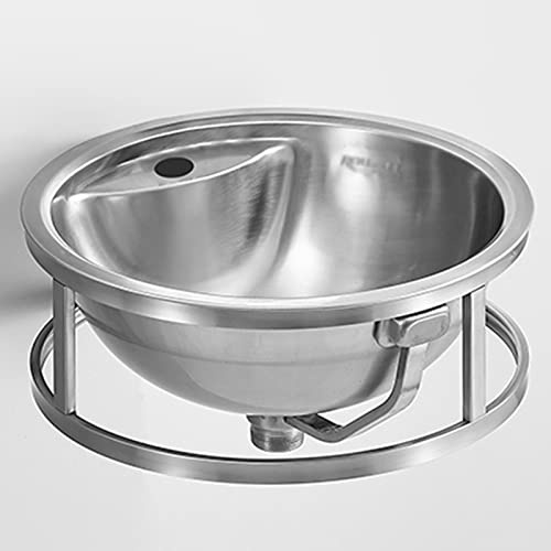 Handwaschbecken, Handwaschbecken, Handwaschbecken, Handwaschbecken, Handwaschbecken, rund, für die Reinigung in Restaurant, Küche und Zuhause, Edelstahl