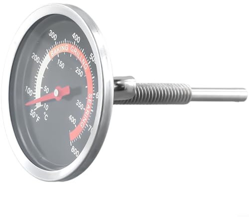 snowchecking pizza oven thermometer bbq temperature gauge BBQ Grill Temperature Gauge, Wide Temperature Range, Construction