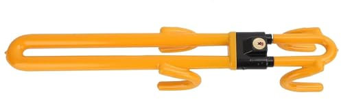 Manubrio auto antifurto, un robusto dispositivo di sicurezza a doppio gancio per furgoni e automobili, serratura antifurto, PVC