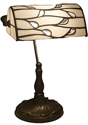 LMRJHAZ Lampada da Tavolo banchiere retrò Letto Ligth fattine in Vetro Artificiale per Luce Calda e Accogliente Sala da Letto Soggiorno Rood Necessario (Trasparente Una Taglia)