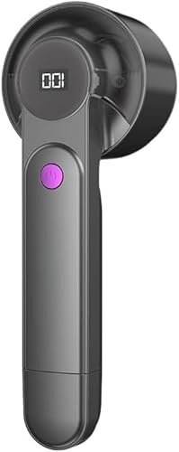 CASA Corner Éliminateur de Peluches Remover Pro 2.0, USB Rasoir Anti-Bouloches Rechargeable, Compatible Vêtements, Canapés, Plaids, Draps Rend Vos Vêtements comme Neufs (Gris,20.7 * 7.8cm)