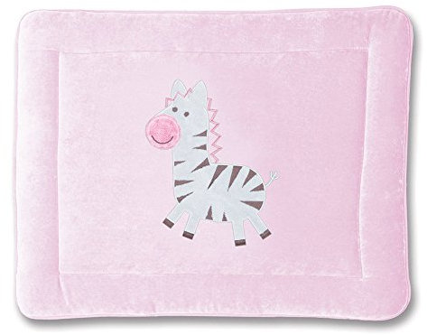 Baby Boum 219CRAZY55TU Laufgittereinlage Crazy Pretty 75x95 cm rosa Zebra