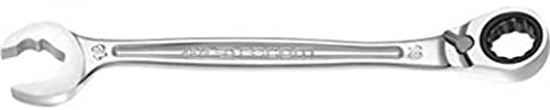 FACOM 467BR.10 Clé Mixtes à Fourche rapide à cliquet métriques, Argent, 10 mm