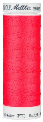 Mettler SERAFLEX elastischer Nähfaden 130 m neonpink Fb. 8775