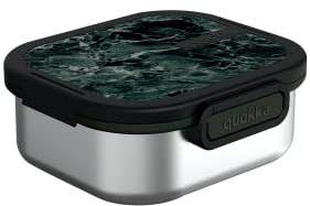 Quokka KAI BLACK MARBLE | SCATOLA PER PRANZO IN ACCIAIO INOX