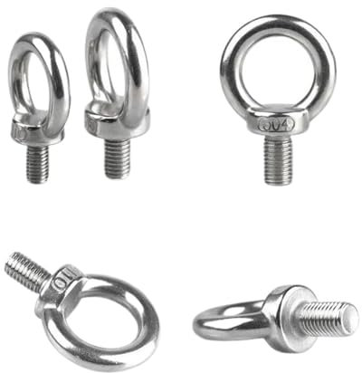 BREAKA M3/4/5/6 Edelstahl Markisenschiene Stopper Outdoor Gleitschiene Kabel Seil Hebering Schraubhaken for Wohnmobil Zelt Camping Schatten (Color : 1pcs, Size : M5)