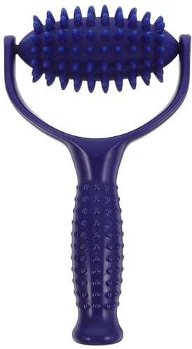 TOVINANNA Spiked Massage Roller Stick Yoga Massage Stick (Blau) Muscle Roller Facial Massager Tool Body Massager Stick Leg Neck Massage Roller Neck Massage Tool ABS Applicator Eyes