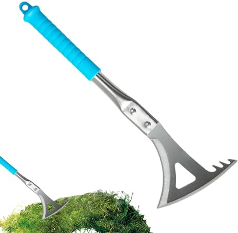 Outil de désherbage manuel en acier inoxydable avec poignée - Outil de désherbage manuel pour le jardin