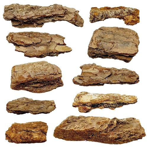 Cayway Diorama Supplies Kit, Modell Scenery Baumrinde Miniatur Rinde Diorama Materialien Miniatur Terrain, Mountain Rock Material Modell für Zug Landschaft Eisenbahn