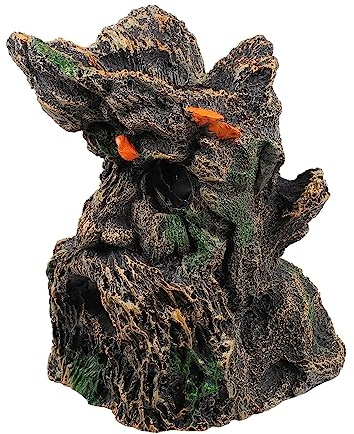 BESPORTBLE Cachette Tronc Tordu pour Reptiles Habitat Naturel Décoratif pour Terrarium Et Cage à Animaux pour Lézards Et Dragons Barbus