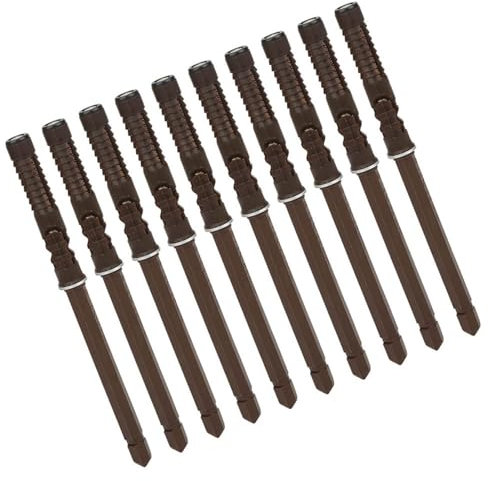 Juroupi 10 Pezzi 10x100 Supporto per Mensola a Muro Nascosta Staffe di Fissaggio per Scaffale Rack Accessorio