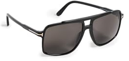 TOM FORD FT1177 Lunettes de Soleil, Shiny Black, 59