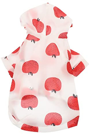 ERINGOGO Hundesonnencreme-Shirt Polyester Sommerliche Uv-schutzkleidung Für Hunde Süßes Kapuzenoberteil Für Kleine Haustiere Für Outdoor-aktivitäten