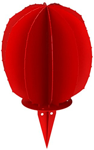 Bourguignon CAC03BOU092ROUG Cactus décoratif boule 9,2 cm Rouge