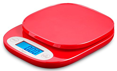 Ozeri ZK420-R Garden and Kitchen Scale, Polycarbonate, Red