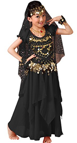 Astage Mädchen Elegante Kleid Bauchtanz Indianisch Kostüme Halloween Karneval Kostüme